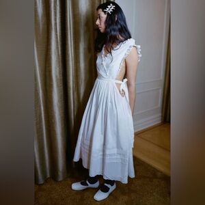 Sandy Liang 	SID DRESS - WHITE / M	WHITE NWT